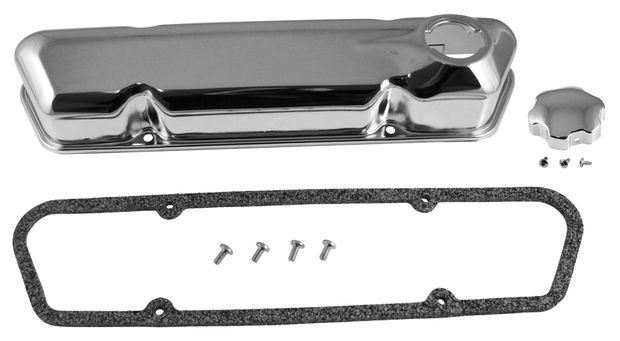 Valve cover kit, B18/20 Chrome in the group Volvo / Engines Volvo / Volvo B20 / Cylinder head B20E/F at VP Autoparts AB (418862C-15-SET)