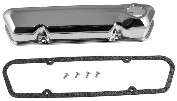 Valve cover kit B18/B20 chrome in the group Volvo / Engines Volvo / Volvo B20 / Cylinder head B20E/F at VP Autoparts AB (418862C-SET)