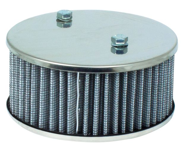 Air filter SU HIF Hi-Po.w.vent, S-steel in the group Volvo / 140/164 / Fuel/exhaust system / Air filter / Air filter B20B 'SU' at VP Autoparts AB (462853HP-FSS)