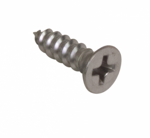 Screw 8-15 x 5/8 Chrome Flat Head