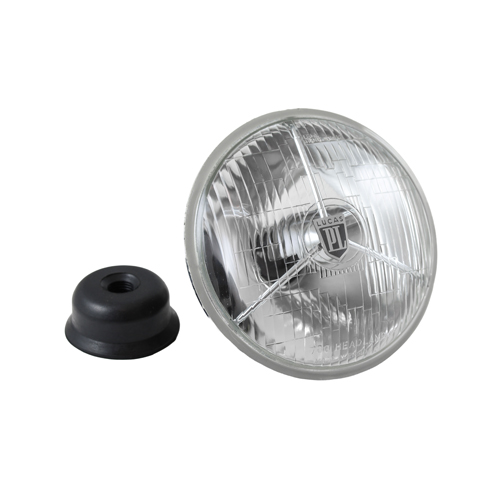 Strålkastare H4 Lucas tri-bar i gruppen Ford/Mercury / Ford Mustang 65-73 / Elsystem/belysning / Belysning / Strålkastarinsats Mustang 65-73 hos VP Autoparts AB (54520293)