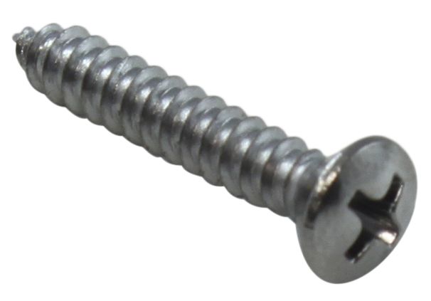 Phil. Oval Head Tapping Screw #8-18 x 1