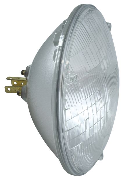 Headlight insert 12V sealed beam halogen in the group General Motors / Camaro/Firebird 67-81 / Electrical components/lights / Lights / Front lights Camaro 1970-81 at VP Autoparts AB (6024)