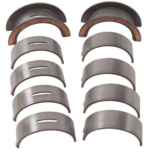 Main bearing kit 0,10 221-(...)-302 in the group Ford/Mercury / Engines Ford/Mercury / Ford 302 / Crankshaft Ford 302 at VP Autoparts AB (6333-5M590P-010)
