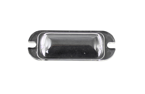 License light lens PV544 57-66 in the group Volvo / PV/Duett / Electrical components / License lights / License light 544 at VP Autoparts AB (655362)