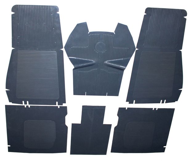 Rubber mat set PV/210 47-68 grey in the group Volvo / PV/Duett / Interior / Mats/carpets / Rubber mats and accessories 445/210 at VP Autoparts AB (659476)