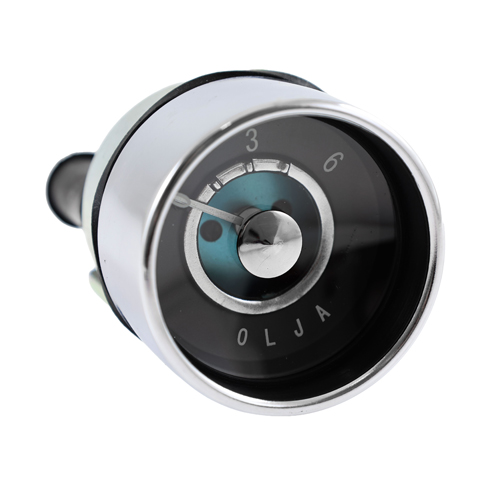 Oil pressure gauge 1800 61-69 - Swedish in the group Volvo / P1800 / Electrical components / Instrument / B20 at VP Autoparts AB (664643)