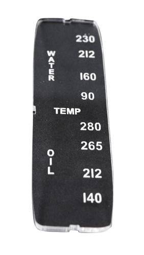 Temperature gauge P1800 (F) 61-68 in the group Volvo / P1800 / Electrical components / Instrument / Instrument B18 at VP Autoparts AB (665260-DIAL)
