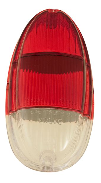 Taillight lens Amazon 63- US red/red/whi in the group Volvo / Amazon / Electrical components / Rear lights / Rear light Amazon B18/B20 1963-70 at VP Autoparts AB (667676)