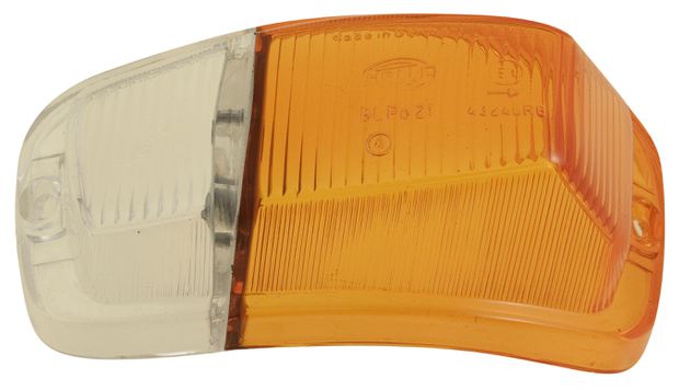 Flasher lens Amazon yellow/white LH in the group Volvo / Amazon / Electrical components / Flasher / Flasher Amazon B18/B20 at VP Autoparts AB (668911)