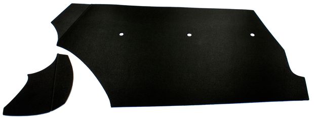 Trunk board pair 122 black in the group Volvo / Amazon / Interior / Board panels / Board panels and dash pads Amazon 1965- at VP Autoparts AB (671067)