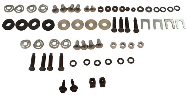 Bumper mounting fastener kit Mustang 67 in the group Ford/Mercury / Ford Mustang 65-73 / Body / Bumpers / Bumpers hardware Mustang 65-69 at VP Autoparts AB (67Z-BM)
