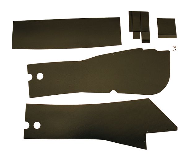 Board trunk 1800E kit 5pc in the group Volvo / P1800 / Body / Boot / Boot lid/area components P1800S/E 1961-72 at VP Autoparts AB (686586)