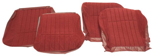 Cover kit 140 1973 maroon front in the group Volvo / 140/164 / Interior / Upholstery 144 / Upholstery 144 code 555-/560- maroon at VP Autoparts AB (690-555-241-S)