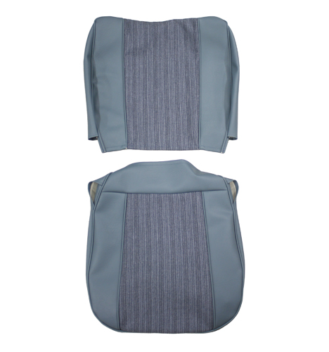 Cover Front seat 544 60-61 blue in the group Volvo / PV/Duett / Interior / Upholstery 544 / Upholstery 544 code 30-168 light blue/blue 1960-61 at VP Autoparts AB (690053-54)