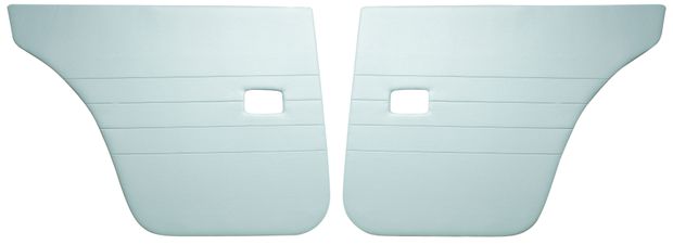 Door panel 120 4d 1961 blue LHR in the group Volvo / Amazon / Interior / Upholstery 120/130 / Upholstery Amazon code 120-161 1960-61 at VP Autoparts AB (690157-58)