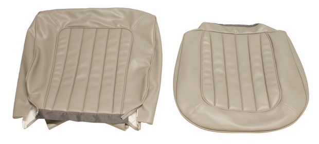 Cover Front seat 120 4d 60-61 US greybei in the group Volvo / Amazon / Interior / Upholstery 120/130 / Upholstery Amazon code 121-162 1960-61 at VP Autoparts AB (690163-64)