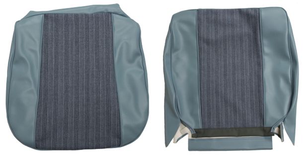Cover Front seat Amazon 4d 1961 blue in the group Volvo / Amazon / Interior / Upholstery 120/130 / Upholstery Amazon code 123-164 1960-61 at VP Autoparts AB (690181-82)