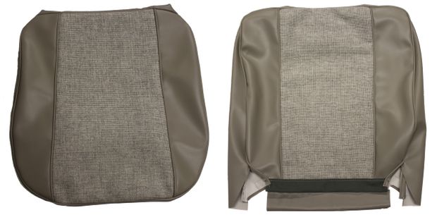 Cover Front seat Amazon 4d 1961 grey in the group Volvo / Amazon / Interior / Upholstery 120/130 / Upholstery Amazon code 124-165 1960-61 at VP Autoparts AB (690189-90)