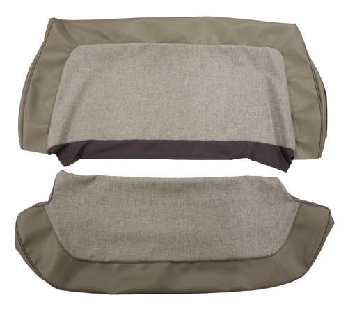 Cover Rear seat 120 4d 1961 grey Alt 2 in the group Volvo / Amazon / Interior / Upholstery 120/130 / Upholstery Amazon code 124-165 grey/greybeige 1960-61 at VP Autoparts AB (690191-92B)