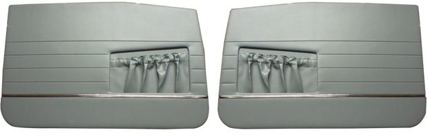 Door panel 120 4d 62-63 light blue LHF in the group Volvo / Amazon / Interior / Upholstery 120/130 / Upholstery Amazon code 142-207 1962-63 at VP Autoparts AB (690438-39)