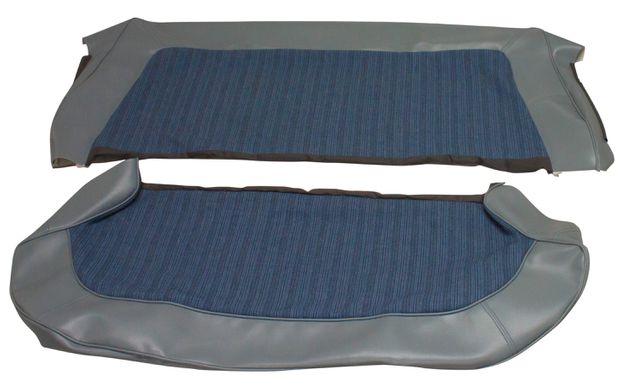 Cover Rear seat 120 4d 1962 light blue in the group Volvo / Amazon / Interior / Upholstery 120/130 / Upholstery Amazon code 139-204 1962-63 at VP Autoparts AB (690456-57)