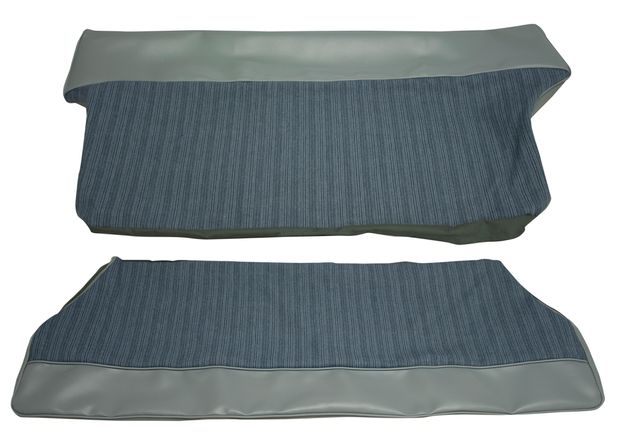 Cover Rear seat 544 61-62 blue in the group Volvo / PV/Duett / Interior / Upholstery 544 / Upholstery 544 code 41-198 1961-62 at VP Autoparts AB (690525-26)