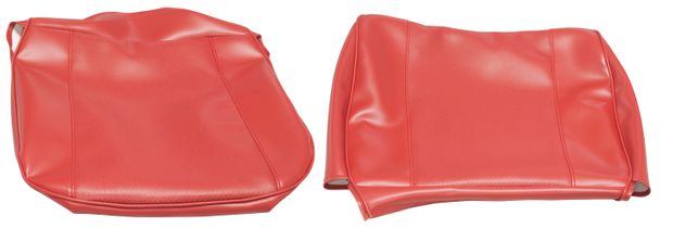 Cover Front seat 544 62-63 US red in the group Volvo / PV/Duett / Interior / Upholstery 544 / Upholstery 544 code 43-221 1962-63 at VP Autoparts AB (690778-79)