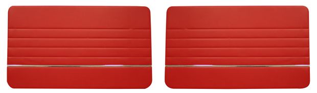Door panel 544 62-63 red pair in the group  at VP Autoparts AB (690782-83)