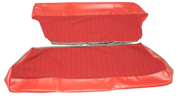 Cover Rear seat 544 62-63 red in the group Volvo / PV/Duett / Interior / Upholstery 544 / Upholstery 544 code 45-223 1962-63 at VP Autoparts AB (690794-95)