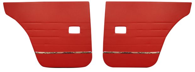 Door panel 120 4d/122 Wagon 62-63 red LH in the group  at VP Autoparts AB (690842-43)