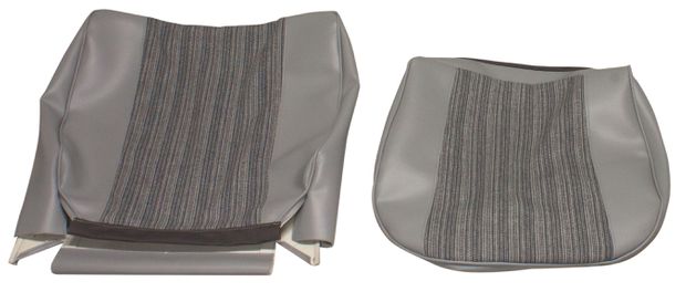 Cover Front seat Amazon 1962 grey in the group Volvo / Amazon / Interior / Upholstery 120/130 / Upholstery Amazon code 408-235 1962-63 at VP Autoparts AB (690848-49)