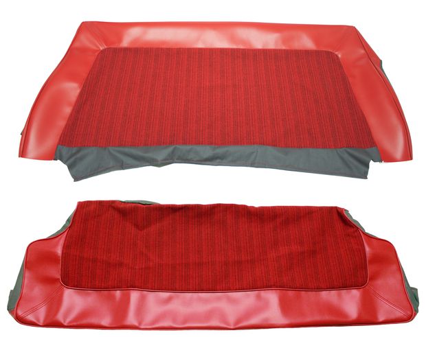 Cover Rear seat 130 2d 1962 red in the group Volvo / Amazon / Interior / Upholstery 120/130 / Upholstery Amazon code 409-236 1962-63 at VP Autoparts AB (690888-55)