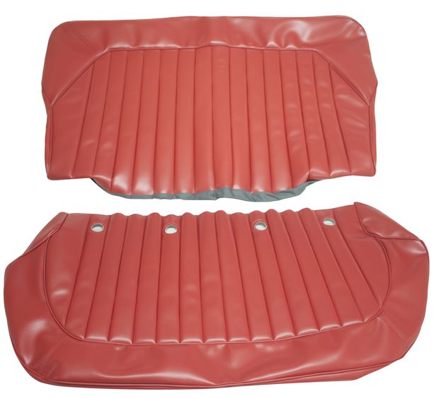 Cover Rear seat 122 Wagon 1962 red in the group Volvo / Amazon / Interior / Upholstery 220 / Upholstery Amazon code 503-232 1962-63 at VP Autoparts AB (690905-06)