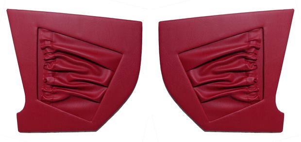 Panels cowl side 1800S 64-69 red in the group Volvo / P1800 / Interior / Upholstery 1800S / Upholstery code 317-557 1964-69 at VP Autoparts AB (691034-35)