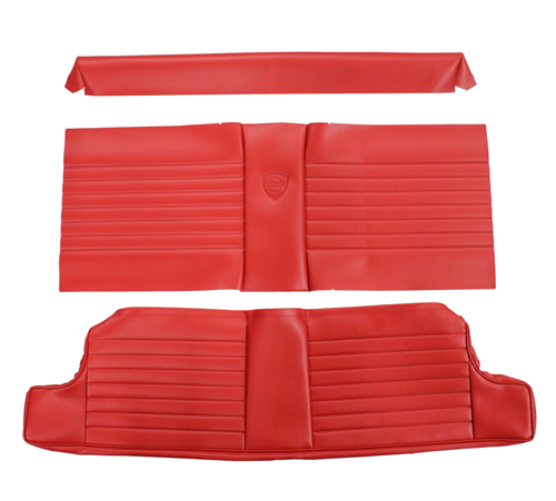 Cover Rear seat 1800S/E 64-71 red in the group Volvo / P1800 / Interior / Upholstery 1800E / Upholstery code 327-625 1970 at VP Autoparts AB (691039-71)