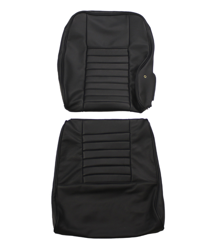 Cover Front seat 1800S 64-69 black in the group Volvo / P1800 / Interior / Upholstery 1800S / Upholstery P1800 code 319-542 black 1964-69 at VP Autoparts AB (691052-53)