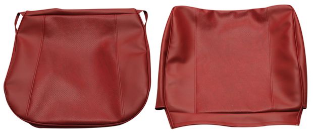 Cover Front seat 544 63-64 US red in the group Volvo / PV/Duett / Interior / Upholstery 544 / Upholstery 544 code 47-238 1963-64 at VP Autoparts AB (691156-57)