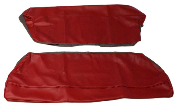 Cover Rear seat 544 63-64 US red in the group Volvo / PV/Duett / Interior / Upholstery 544 / Upholstery 544 code 47-238 1963-64 at VP Autoparts AB (691162-63)