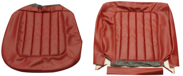 Cover Front seat Amazon 1964 US red in the group Volvo / Amazon / Interior / Upholstery 220 / Upholstery Amazon code 508-255 1964 at VP Autoparts AB (691198-99)