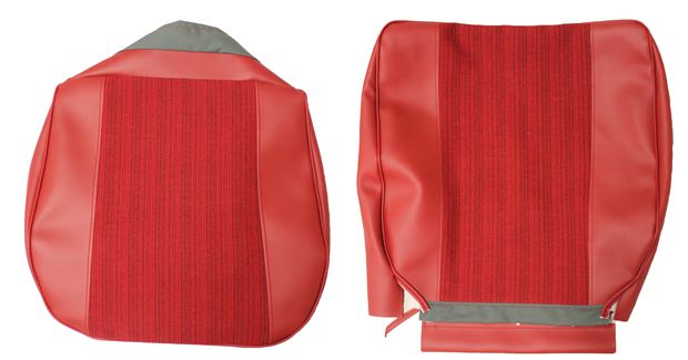 Cover Front seat Amazon 1964 red in the group Volvo / Amazon / Interior / Upholstery 120/130 / Upholstery Amazon code 414-247 1964 at VP Autoparts AB (691234-35)