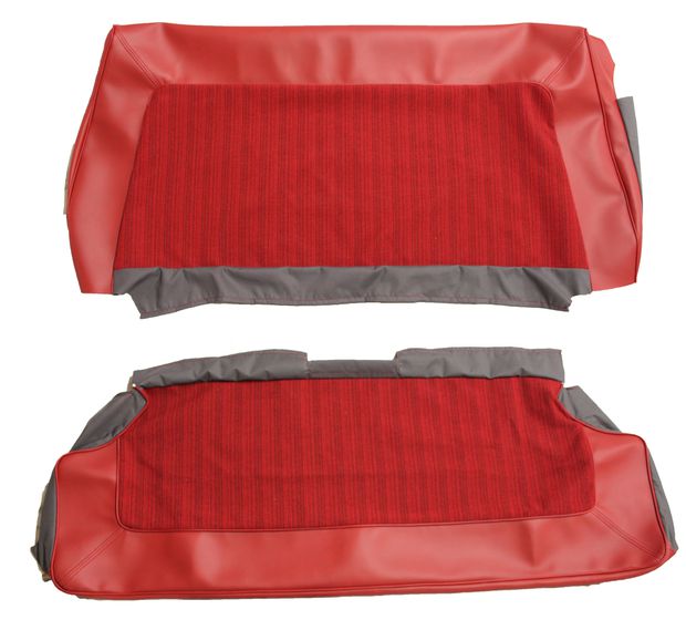 Cover Rear seat 130 2d 63-64 red in the group Volvo / Amazon / Interior / Upholstery 120/130 / Upholstery Amazon code 414-247 1964 at VP Autoparts AB (691264-65)
