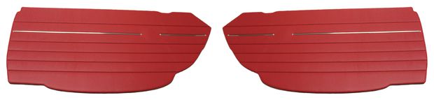 Door panel 1800S/E 64-70 upper red pair in the group  at VP Autoparts AB (691415-16)