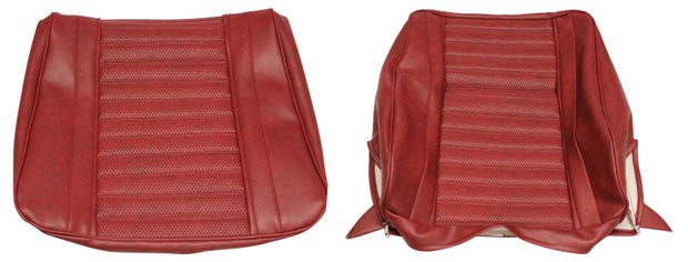 Cover Front seat Amazon 65-66 red in the group Volvo / Amazon / Interior / Upholstery 220 / Upholstery Amazon code 514-536 1966 at VP Autoparts AB (691434-37)