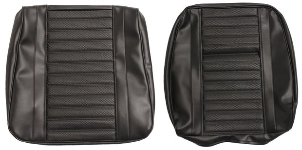 Cover Front seat Amazon 65-68 black in the group Volvo / Amazon / Interior / Upholstery 220 / Upholstery Amazon code 511-519 1965-67 at VP Autoparts AB (691438-41)