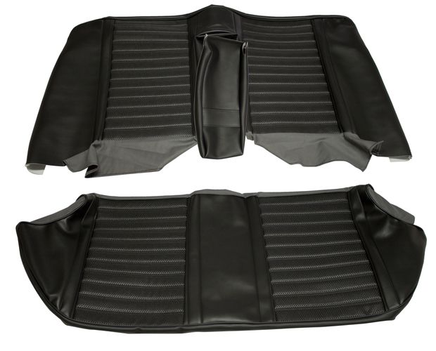 Cover Rear seat 120 4d 65-68 black in the group Volvo / Amazon / Interior / Upholstery 120/130 / Upholstery Amazon code 168-503 1965-68 at VP Autoparts AB (691464-65)