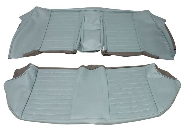Cover Rear seat 120 4d 1965 light blue in the group Volvo / Amazon / Interior / Upholstery 120/130 / Upholstery Amazon code 170-505 1965 at VP Autoparts AB (691468-69)