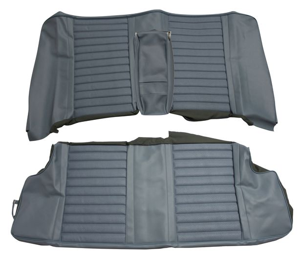 Cover Rear seat 130 2d 1965 light blue in the group Volvo / Amazon / Interior / Upholstery 120/130 / Upholstery Amazon code 419-517 1965 at VP Autoparts AB (691476-77)
