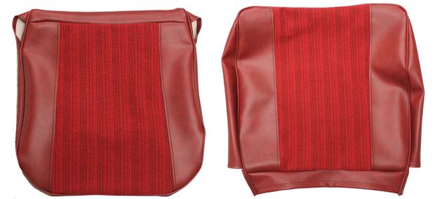 Cover Front seat 544 65-66 red in the group Volvo / PV/Duett / Interior / Upholstery 544 / Upholstery 544 code 52-510 1965-66 at VP Autoparts AB (691530-31)