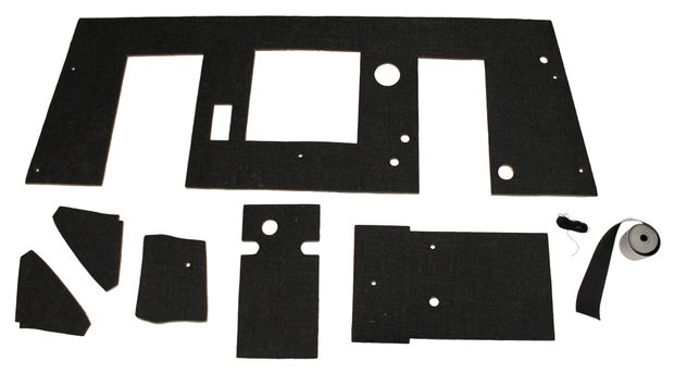 Carpet Firewall Amazon 65-70 black in the group Volvo / Amazon / Interior / Mats/carpets / Carpets and accessories Amazon 220 at VP Autoparts AB (691581)